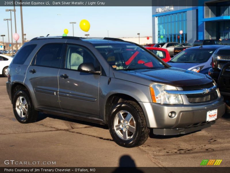 Dark Silver Metallic / Light Gray 2005 Chevrolet Equinox LS