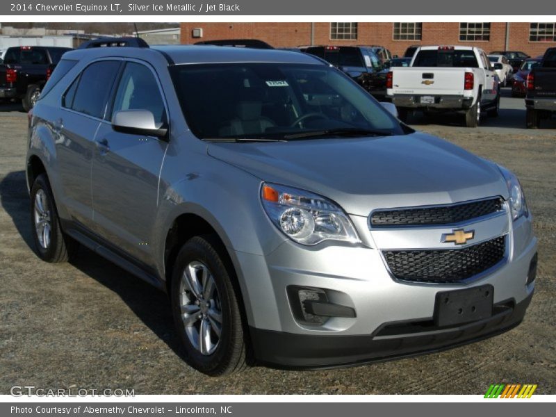Silver Ice Metallic / Jet Black 2014 Chevrolet Equinox LT