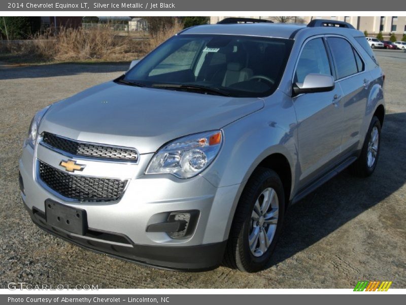 Silver Ice Metallic / Jet Black 2014 Chevrolet Equinox LT