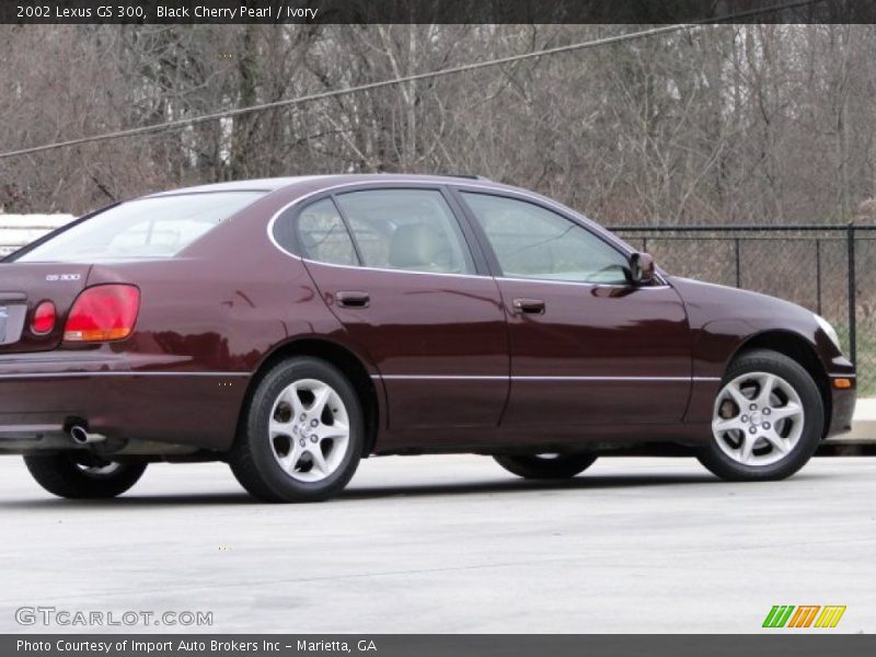 Black Cherry Pearl / Ivory 2002 Lexus GS 300
