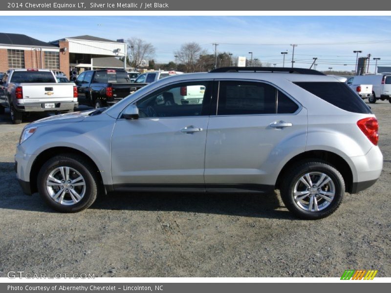 Silver Ice Metallic / Jet Black 2014 Chevrolet Equinox LT