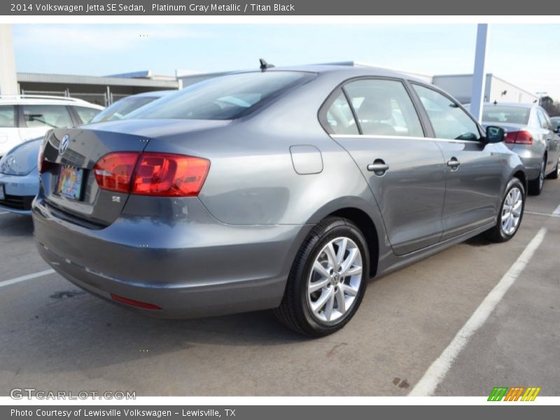 Platinum Gray Metallic / Titan Black 2014 Volkswagen Jetta SE Sedan