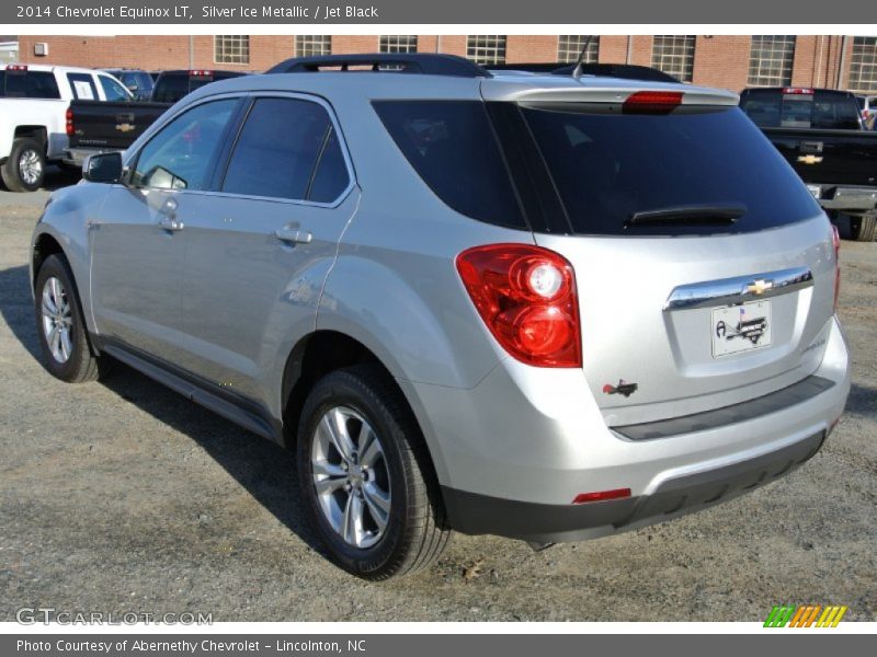 Silver Ice Metallic / Jet Black 2014 Chevrolet Equinox LT
