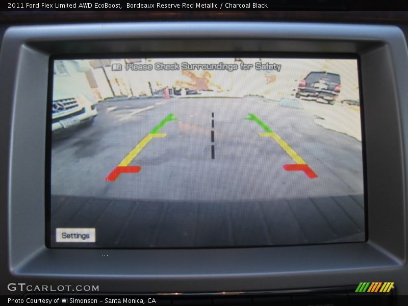 Bordeaux Reserve Red Metallic / Charcoal Black 2011 Ford Flex Limited AWD EcoBoost