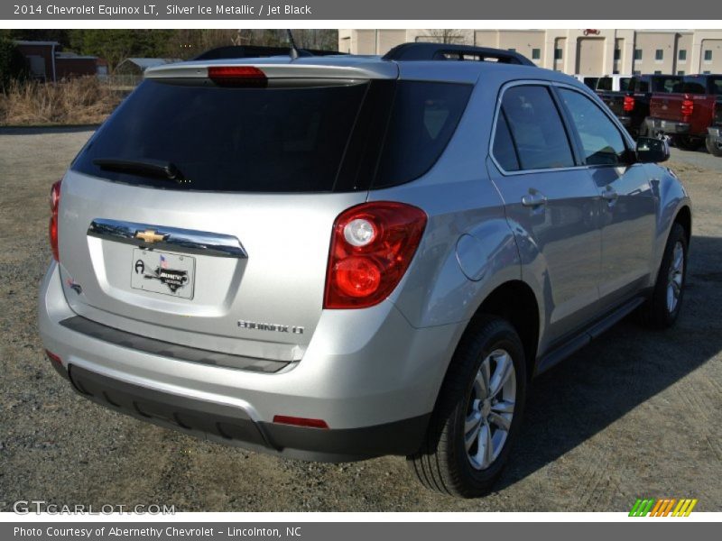 Silver Ice Metallic / Jet Black 2014 Chevrolet Equinox LT