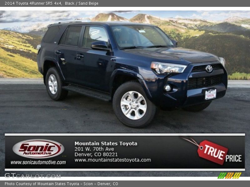 Black / Sand Beige 2014 Toyota 4Runner SR5 4x4