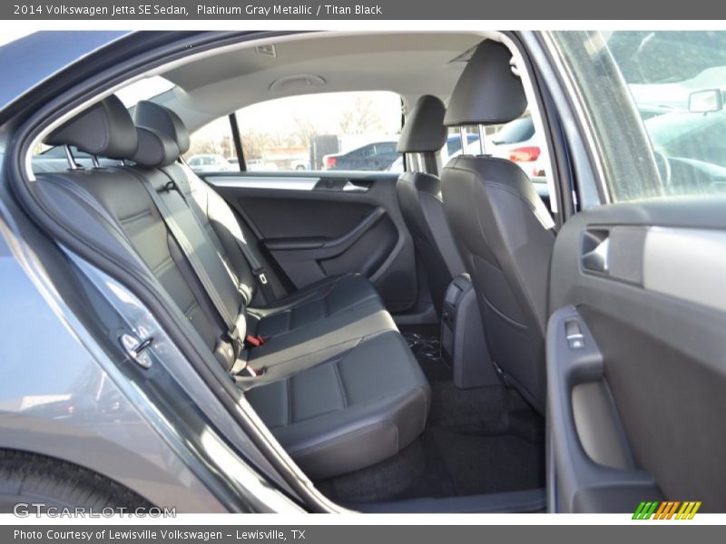 Platinum Gray Metallic / Titan Black 2014 Volkswagen Jetta SE Sedan