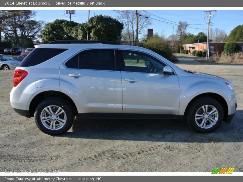 Silver Ice Metallic / Jet Black 2014 Chevrolet Equinox LT