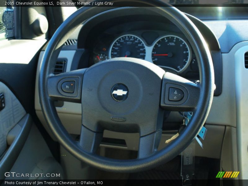 Dark Silver Metallic / Light Gray 2005 Chevrolet Equinox LS