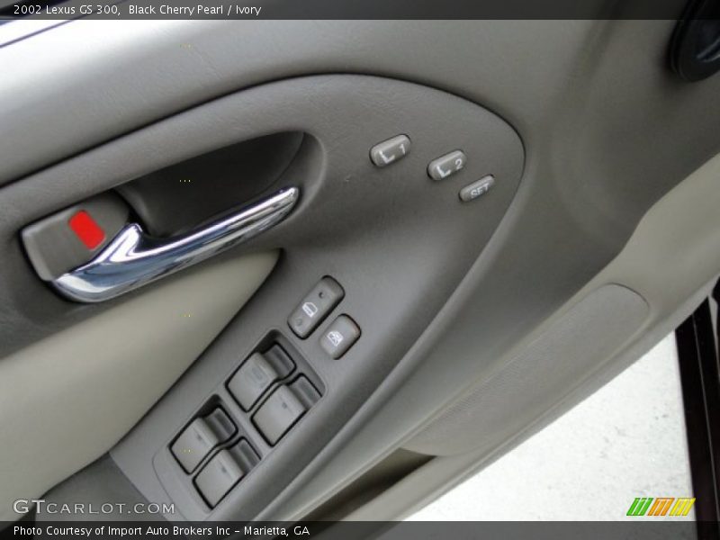 Black Cherry Pearl / Ivory 2002 Lexus GS 300