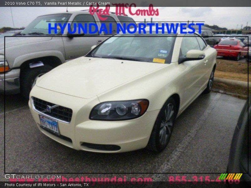 Vanilla Pearl Metallic / Cacite Cream 2010 Volvo C70 T5