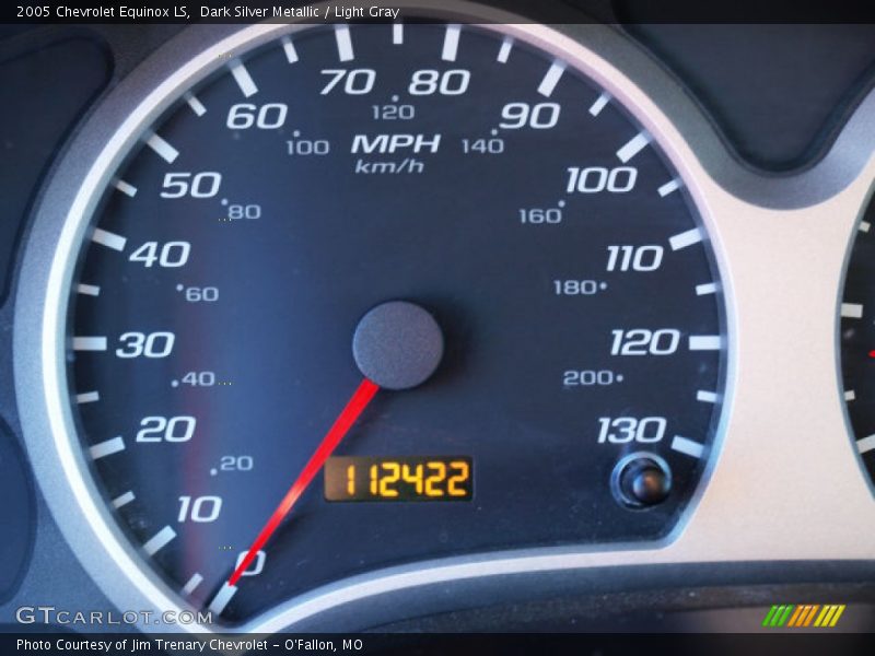 Dark Silver Metallic / Light Gray 2005 Chevrolet Equinox LS