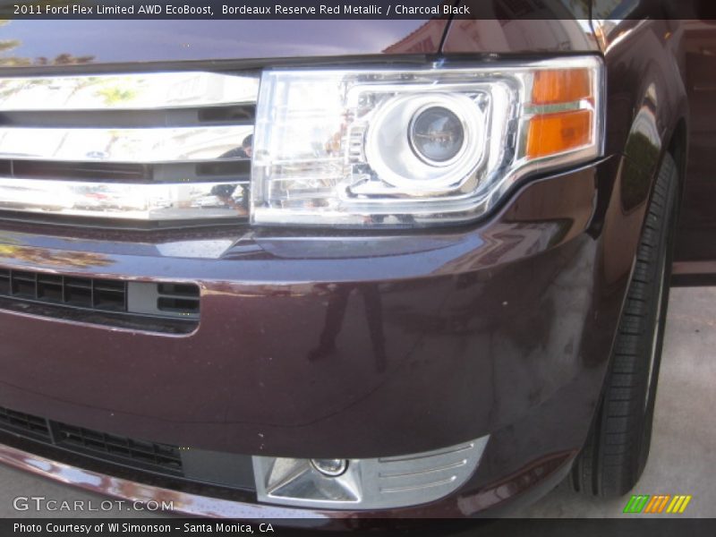 Bordeaux Reserve Red Metallic / Charcoal Black 2011 Ford Flex Limited AWD EcoBoost