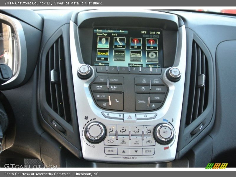 Silver Ice Metallic / Jet Black 2014 Chevrolet Equinox LT