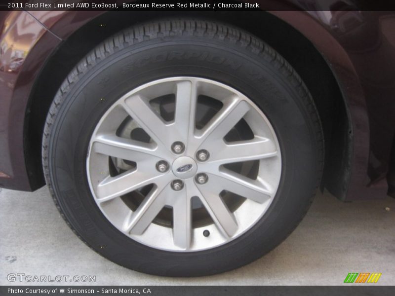 Bordeaux Reserve Red Metallic / Charcoal Black 2011 Ford Flex Limited AWD EcoBoost