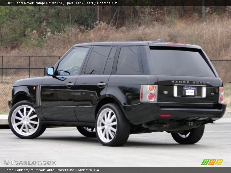 Java Black Pearl / Charcoal/Jet 2005 Land Rover Range Rover HSE