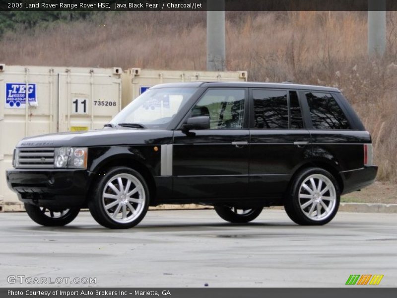 Java Black Pearl / Charcoal/Jet 2005 Land Rover Range Rover HSE