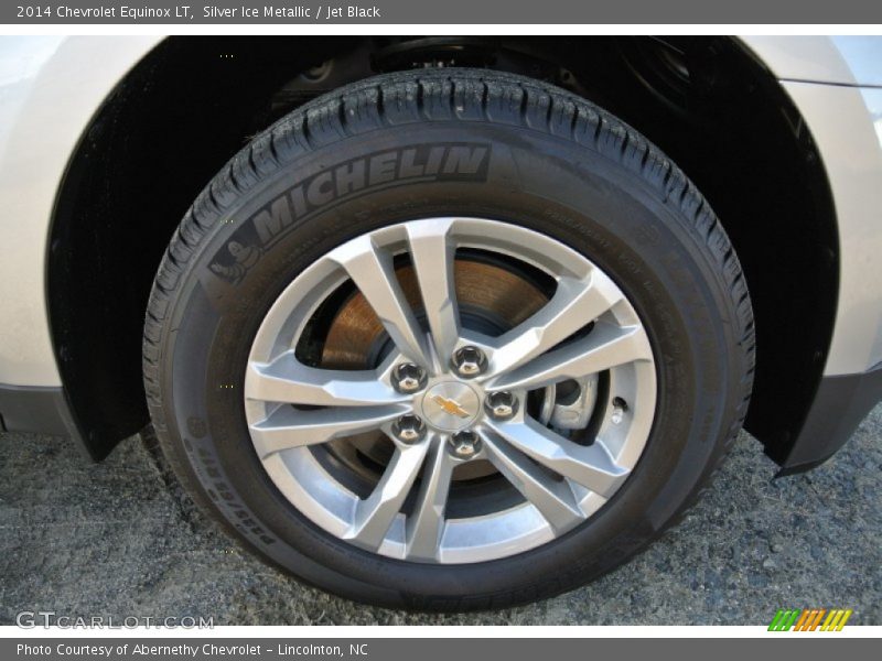Silver Ice Metallic / Jet Black 2014 Chevrolet Equinox LT