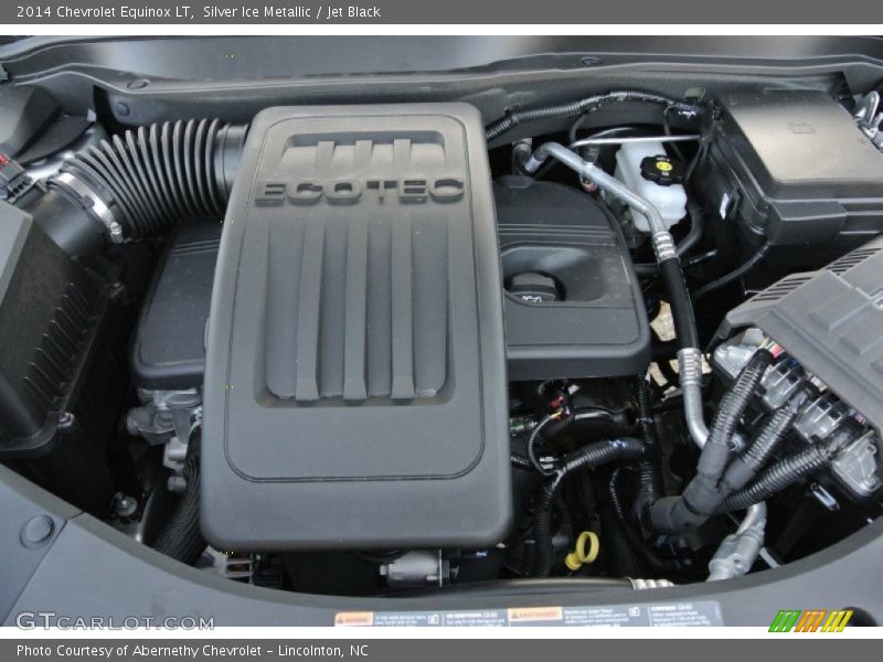 Silver Ice Metallic / Jet Black 2014 Chevrolet Equinox LT