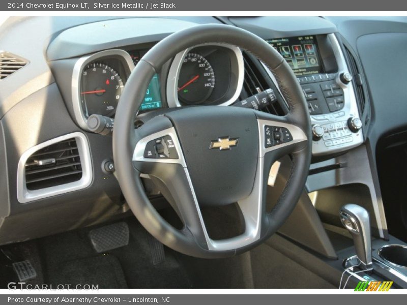 Silver Ice Metallic / Jet Black 2014 Chevrolet Equinox LT