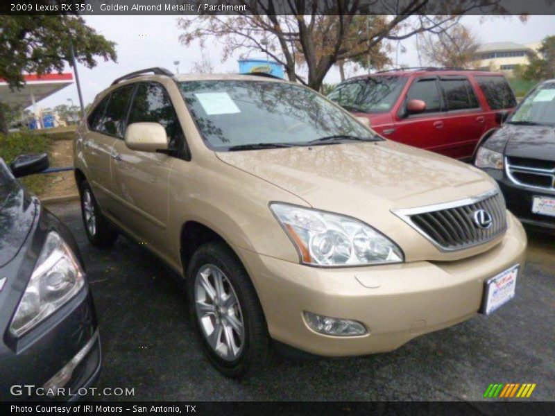 Golden Almond Metallic / Parchment 2009 Lexus RX 350