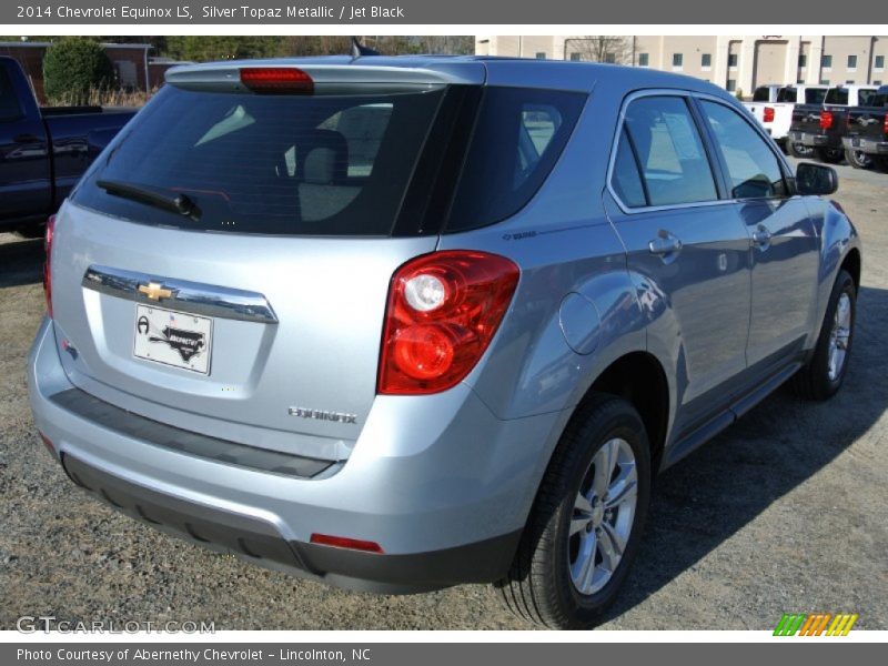 Silver Topaz Metallic / Jet Black 2014 Chevrolet Equinox LS