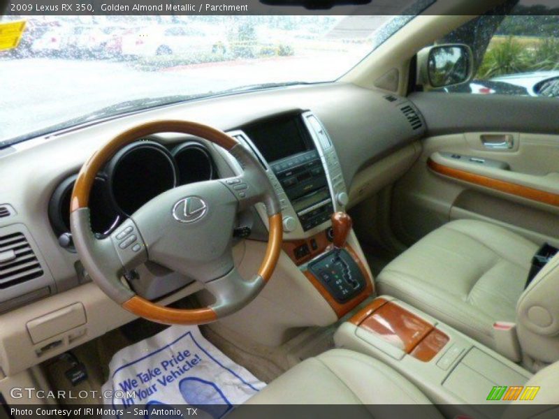 Golden Almond Metallic / Parchment 2009 Lexus RX 350
