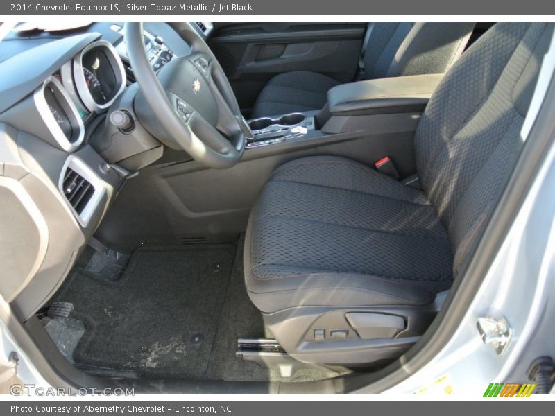 Silver Topaz Metallic / Jet Black 2014 Chevrolet Equinox LS