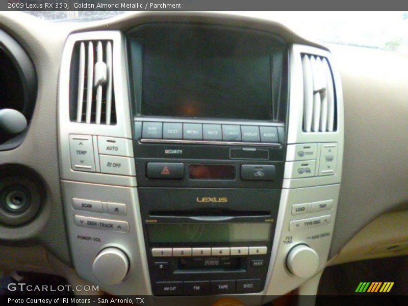 Golden Almond Metallic / Parchment 2009 Lexus RX 350