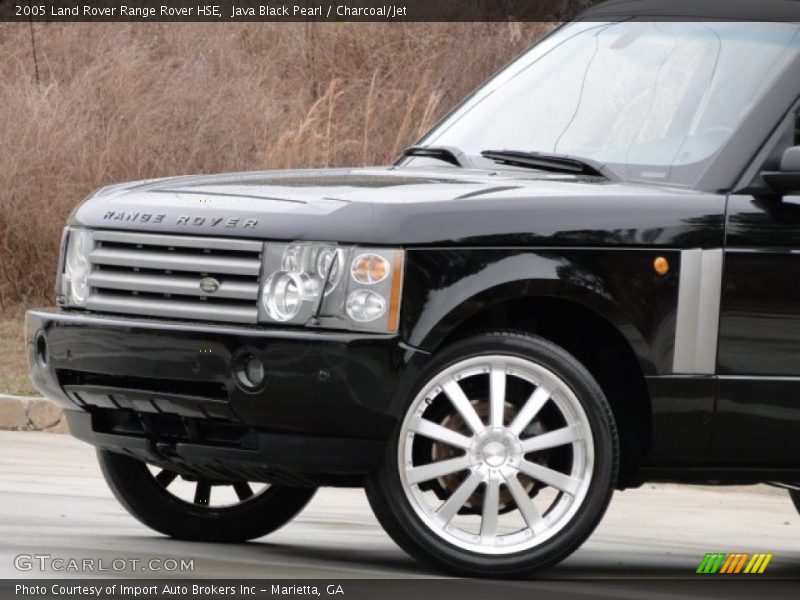 Java Black Pearl / Charcoal/Jet 2005 Land Rover Range Rover HSE