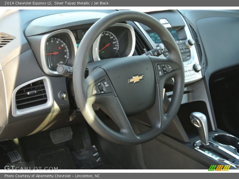 Silver Topaz Metallic / Jet Black 2014 Chevrolet Equinox LS