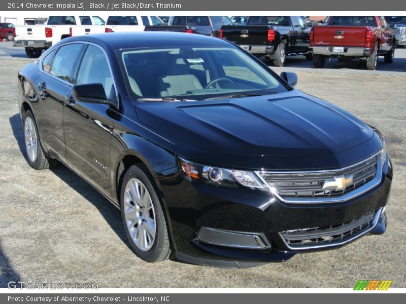 Black / Jet Black/Dark Titanium 2014 Chevrolet Impala LS