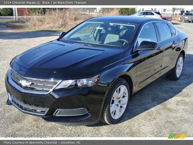 Black / Jet Black/Dark Titanium 2014 Chevrolet Impala LS