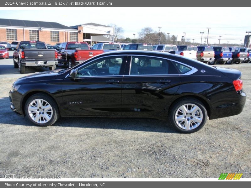 Black / Jet Black/Dark Titanium 2014 Chevrolet Impala LS