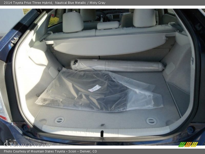 Nautical Blue Metallic / Misty Gray 2014 Toyota Prius Three Hybrid