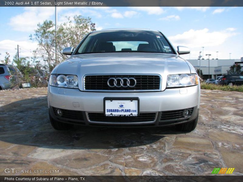 Light Silver Metallic / Ebony 2002 Audi A4 1.8T Sedan