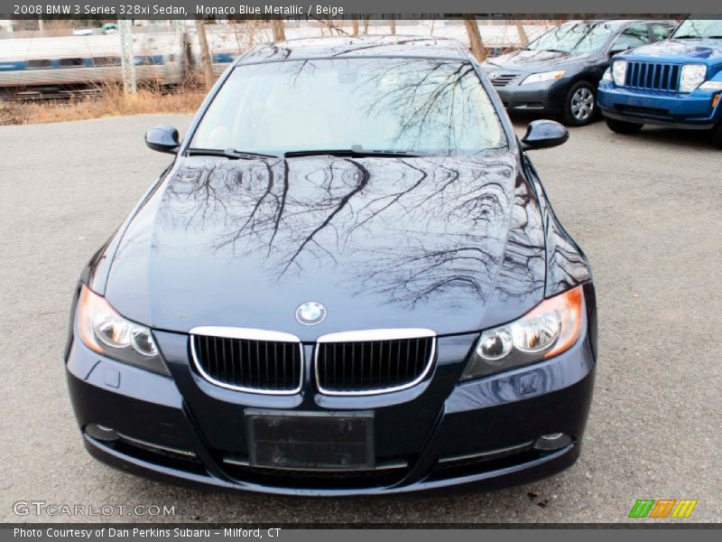 Monaco Blue Metallic / Beige 2008 BMW 3 Series 328xi Sedan