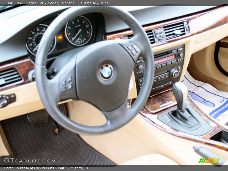 Monaco Blue Metallic / Beige 2008 BMW 3 Series 328xi Sedan