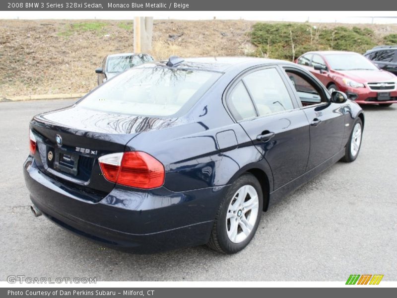 Monaco Blue Metallic / Beige 2008 BMW 3 Series 328xi Sedan