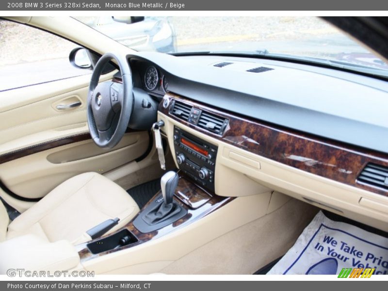 Monaco Blue Metallic / Beige 2008 BMW 3 Series 328xi Sedan