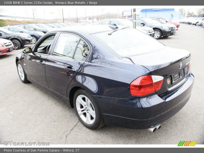 Monaco Blue Metallic / Beige 2008 BMW 3 Series 328xi Sedan