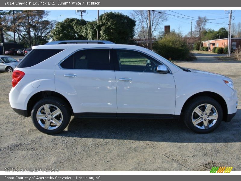 Summit White / Jet Black 2014 Chevrolet Equinox LTZ