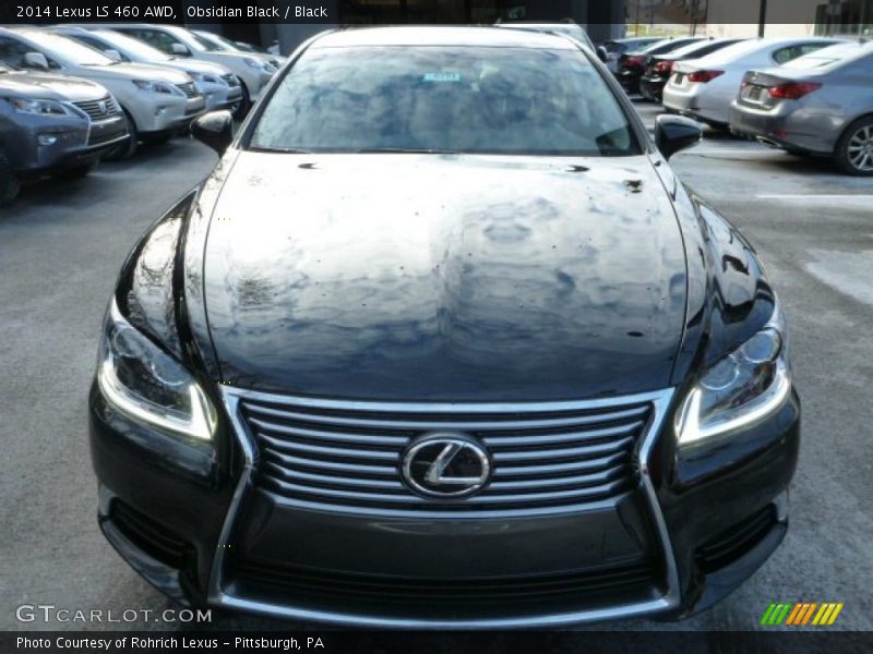 Obsidian Black / Black 2014 Lexus LS 460 AWD