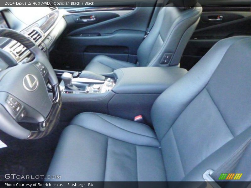 Obsidian Black / Black 2014 Lexus LS 460 AWD