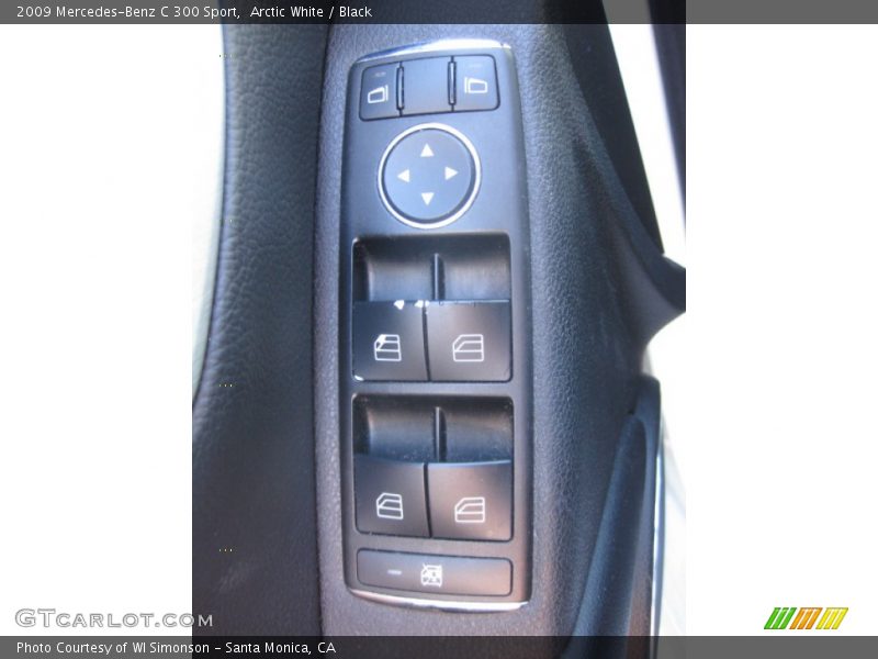 Arctic White / Black 2009 Mercedes-Benz C 300 Sport