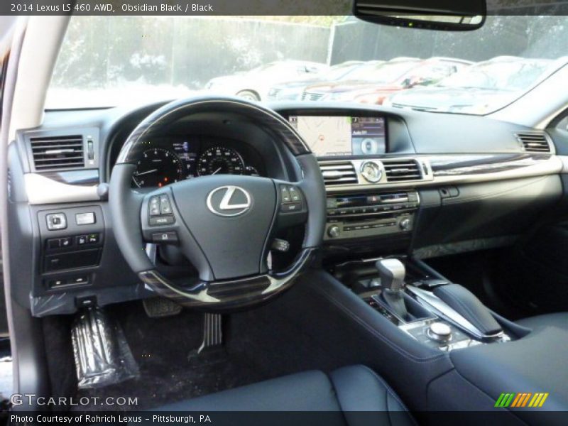 Obsidian Black / Black 2014 Lexus LS 460 AWD