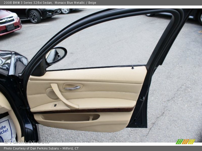 Monaco Blue Metallic / Beige 2008 BMW 3 Series 328xi Sedan
