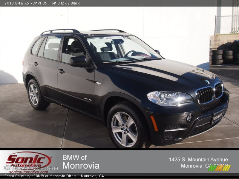 Jet Black / Black 2013 BMW X5 xDrive 35i