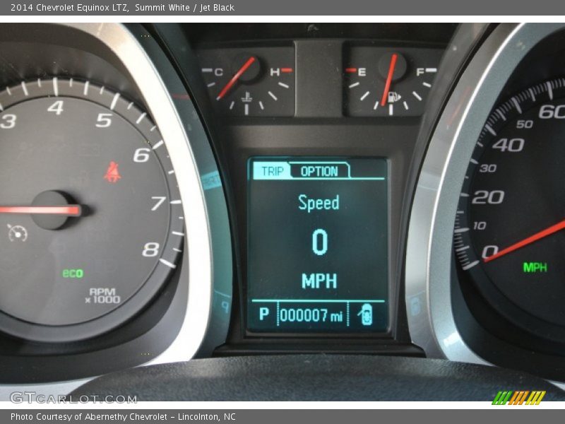 Summit White / Jet Black 2014 Chevrolet Equinox LTZ
