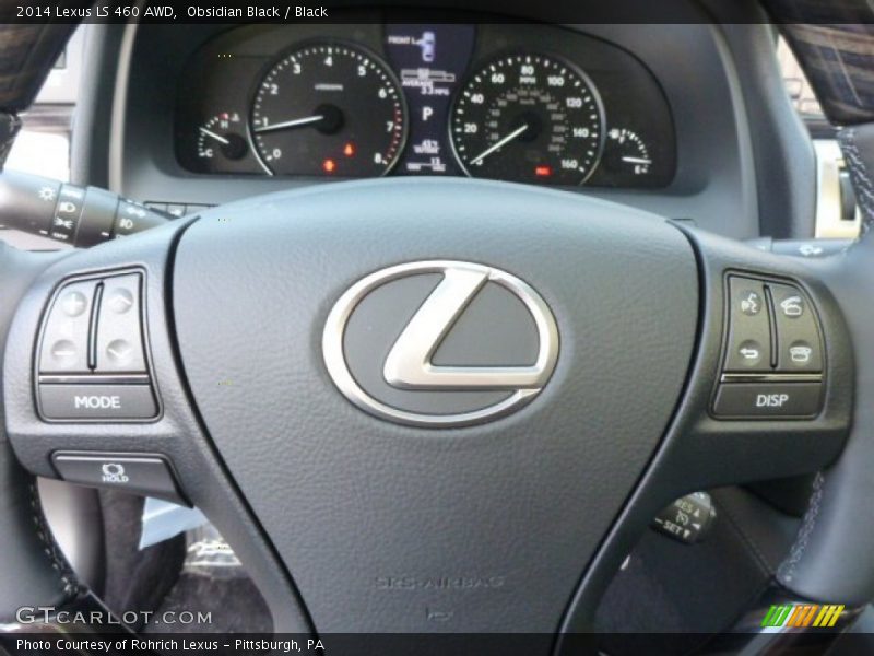 Obsidian Black / Black 2014 Lexus LS 460 AWD